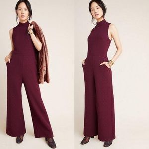 Anthropologie Eva Franco Charley Mock Neck Jumpsuit NWT